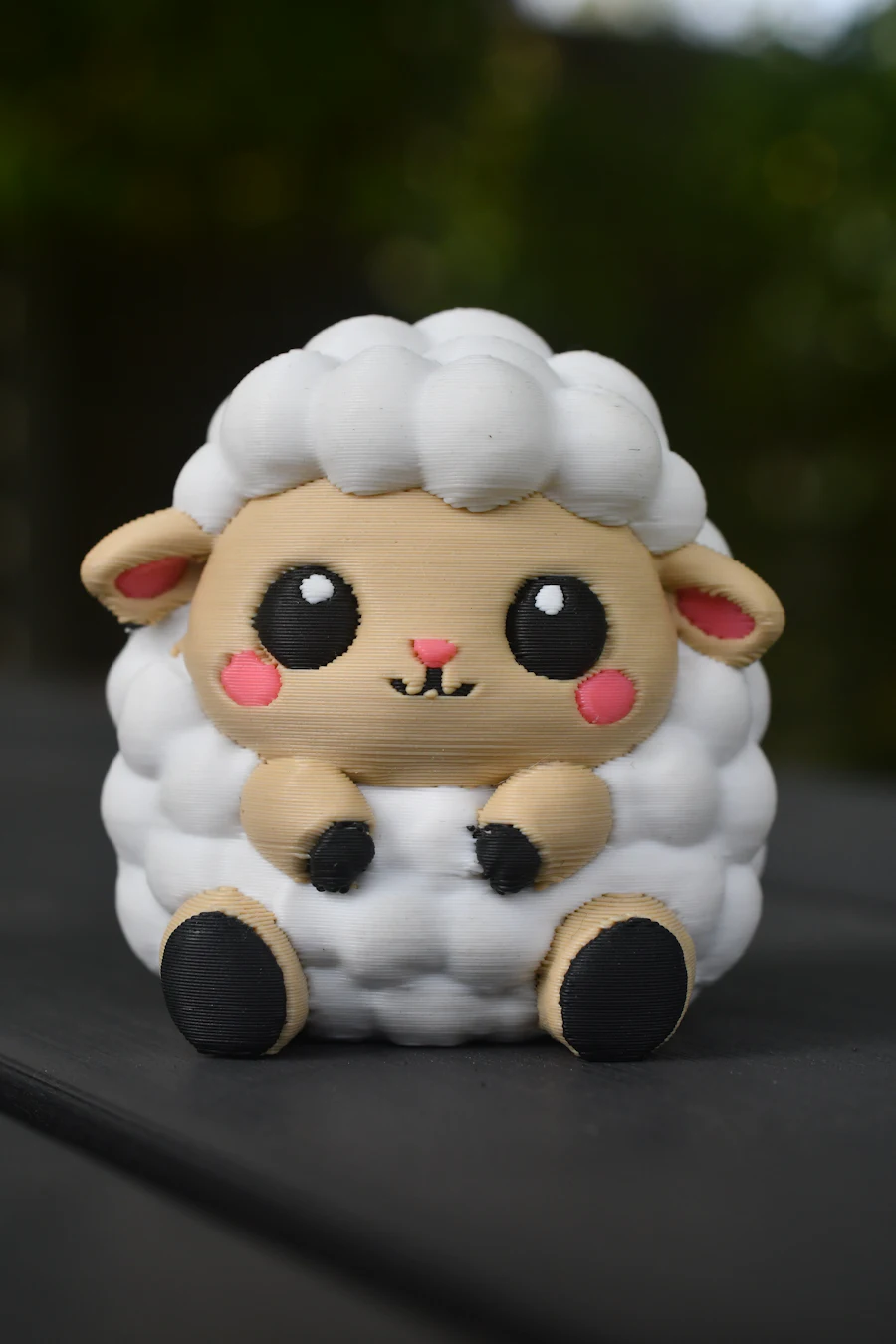 Figura de oveja impresa en 3D