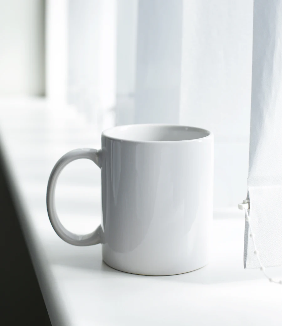 Taza blanca personalizable